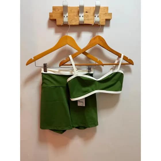 2 Conjunto Fitness Feminino Treino Top e Short Poliamida Premium Ajustável Conforto Academia Roupa Fitness