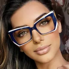 TR90 Óculos Anti-Luz Azul Moldura De Para Gatos Da Moda Feminina