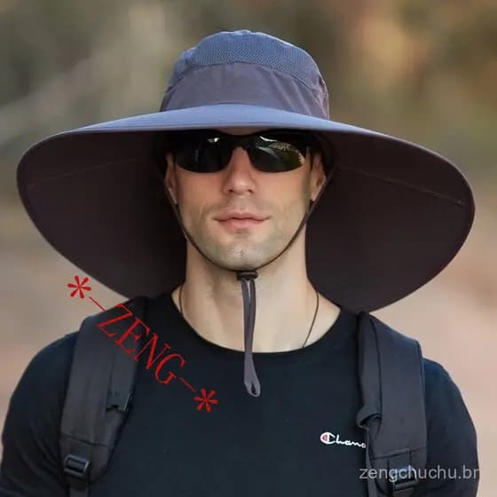 Chapéu de Sol Adequado para o Verão, Pesca ao Ar Livre, Caminhada ao Ar Livre, Proteção UV, Chapéu de Sol Impermeável