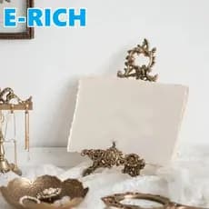 Suporte De Quadro ERICH1 , Exibição De Placa De Estrutura De Metal Dourado Criativo Elegante E Durável