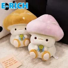 ERICH1 Boneca De Pelúcia De Cogumelo , Brinquedo Macio De Desenho Animado , Fofa Kawaii De 30 Cm
