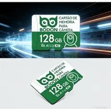 Novo Cartão De Memória BODON 64GB 128GB 256GB 512GB Micro SD , Adequado Para Câmeras De Segurança , Painel E Música Móve