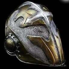 Máscara Facial de Personagem de Cinema e TV, Máscara de Cavaleiro Templário, Máscara para Festa de Máscaras, Fantasia de
