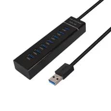 Hub USB 3.0 de 7 portas mais vendido, divisor USB 3.0 de alta velocidade, hub USB um-para-sete.