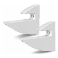 Kit 10 Suportes Bico De Tucano Para Prateleira De 15mm Suporte Invisivel