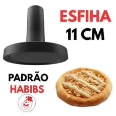 Molde Esfiha Aberta Cortador Mini Pizza Brotinho Esfirra Habbibs Modelador Profissional
