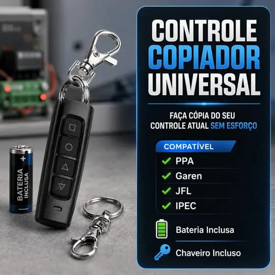 Controle Remoto 433MHz Para Portão Eletrônico PPA Garen JFL IPEC