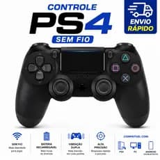 Controle sem fio Bluetooth Compatível PS4/PC/ANDROID ENVIO FULL