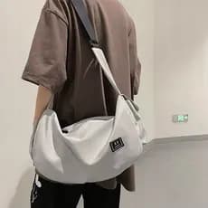 Bolsa de viagem de grande capacidade, bolsa esportiva e de fitness, bolsa de armazenamento leve para mulheres, bolsa de