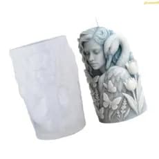 Elegante Cygnus Menina Molde Silicone Para Casa Natal