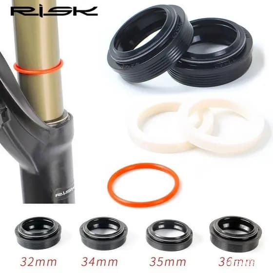 RISK RA146 Bicicleta De Montanha Garfo Dianteiro Poeira Selo Peças De Reparo Set 32mm MTB Bicicleta Vedações De óleo/Sus