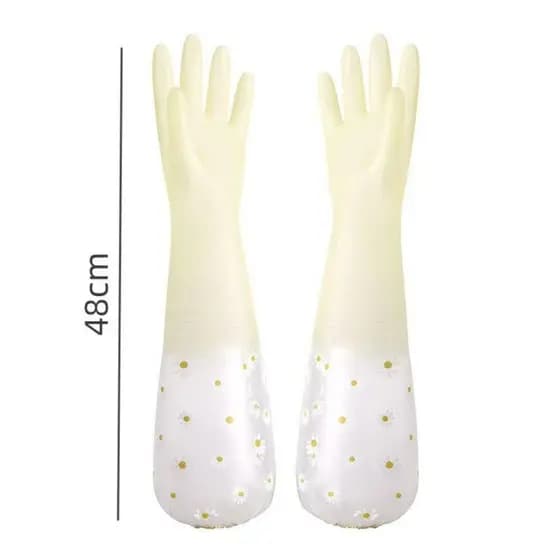 Luvas De Lavagem De Louça NARCC Limpeza De Silicone Espessas À Prova D'água