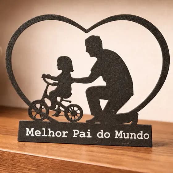 Presente Dia dos Pais Lembrancinha para Pai Melhor Pai do Mundo