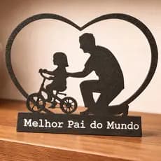Presente Dia dos Pais Lembrancinha para Pai Melhor Pai do Mundo