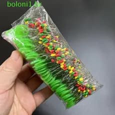 BOLONI 600 Peças De Feijão Espacial De Pesca , Mini Flutuadores Bal S/M/L , Linha Flutuante De Borracha