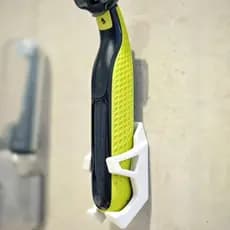 Suporte para navalha Suporte para navalha de plástico, economiza espaço, adequado para navalha Manual, aparador de barba