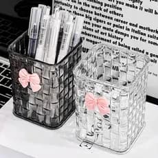 High-end adequado para pincel de maquiagem batom para armazenamento de mesa com prateleira transparente acrílica de alta