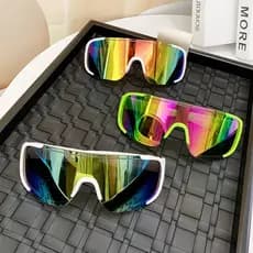 Lente fotocromática ciclismo à prova de vento areia Anti-ultravioleta óculos esportivos masculino feminino estilo
