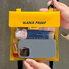 Bolsa à prova d'água para celular, tela sensível ao toque, Diagonal, grande capacidade, à prova d'água