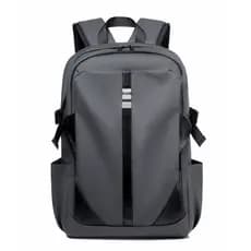 Novo estilo masculino feminino negócios Casual mochila cor sólida mochila de viagem de negócios