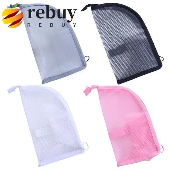 REBUY1 Bolsa De Maquiagem Portátil 1 Peça , Higiene Pessoal Armazenamento , Pasta De Dente , Malha De Viagem Cosméticos