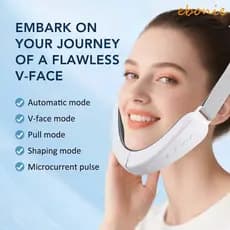 Dispositivo Elétrico V-Face EBONIE , Massageador Facial Inteligente Dobrável E Confortável , De Levantamento Em Forma De