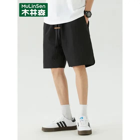 Mulinsen Shorts masculino 2024 novo estilo verão estilo fino calças de cinco pontos solto casual esportes casual exterio