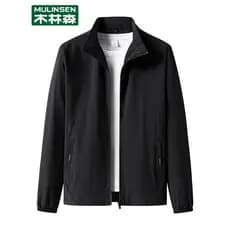 Mulinsen jaqueta masculina de alta qualidade primavera outono gola alta Casual Plus Size treinador serviço negócios admi