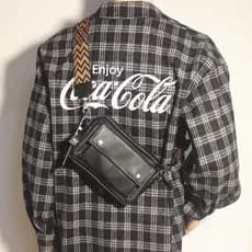 Threebox novo estilo na moda masculina Casual bolsa de ombro versão coreana couro Crossbody saco moda saco do telefone m