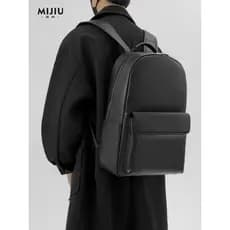 Procurando velho couro genuíno Commuter mochila de negócios masculino High-End primeira camada de couro grande capacidad