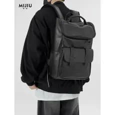 Procurando Old Street Wear Mochila Masculina High-End Casual Commuter Mochila Masculina para Computador Viagem Bolsa Esc