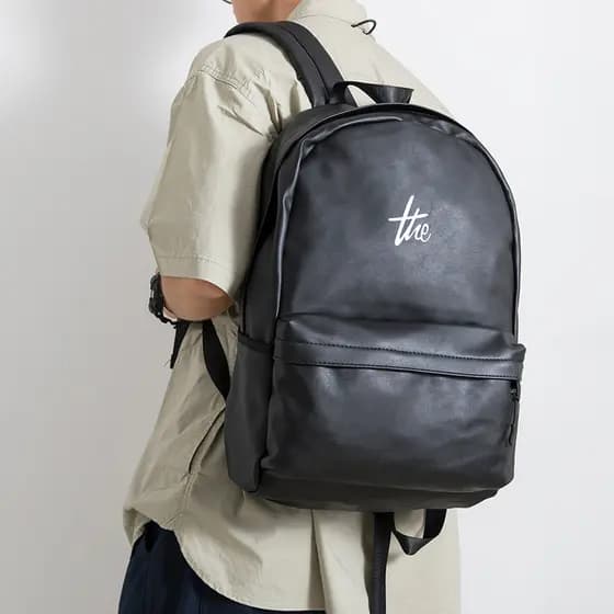 Street Wear moda mochila de couro simples estudantes do ensino médio mochila juventude viagem mochila Casual All-Match s