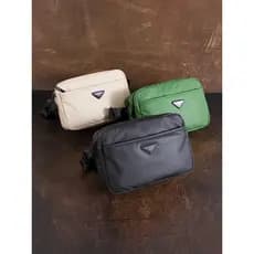 Japonês coreano moda masculina feminina bolsa de ombro Casual All-Match ipad saco do mensageiro simples na moda saco do