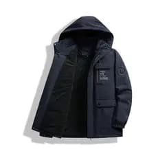 Inverno quente acolchoado jaqueta masculina forro de lã engrossado carga acolchoada jaqueta ao ar livre Multi-bolso ferr