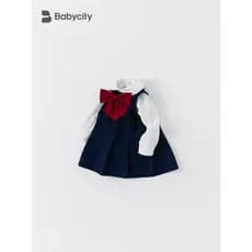 Meninas cinta saia terno meninas estilo Preppy vestido de duas peças terno crianças moda primavera roupas do bebê versão