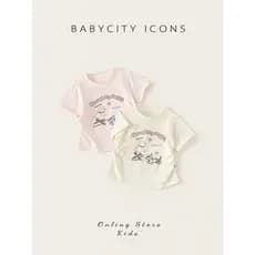 Babe City meninas camiseta de manga curta verão novo estilo crianças roupas de verão de boa aparência meninas roupas da