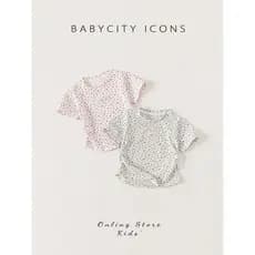 Babe City meninas camiseta de manga curta 2026 verão meninas roupas novo estilo bonito crianças topos Super bonito roupa