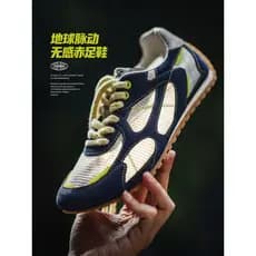 Moderno largo último plana descalço sapatos masculinos verão novo estilo malha respirável sapatos de sola fina esportes