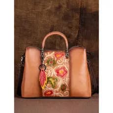 Casual Retro bolsa de couro genuíno primeira camada de couro moda feminina saco grande capacidade pequeno quadrado saco