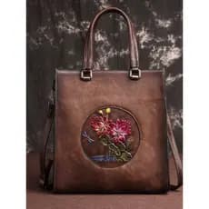 2026 novo estilo de couro genuíno bolsa feminina primeira camada ombro saco do mensageiro bolsa Retro pequeno quadrado s