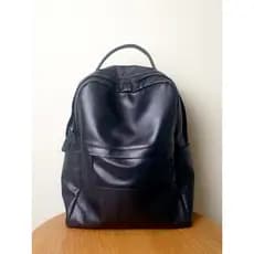Simples negócios couro genuíno mochila masculina de grande capacidade mochila masculina primeira camada saco de escola d