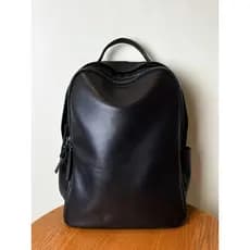 Simples couro genuíno mochila masculina saco de computador mochila masculina de grande capacidade 2026 novo estilo de ne