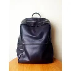 Mochila masculina de couro genuíno de alta qualidade, grande capacidade, primeira camada, mochila masculina de couro 202