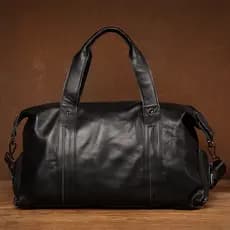 Tempo lento europeu americano na moda primeira camada bolsa de couro masculino grande capacidade saco de bagagem de cour