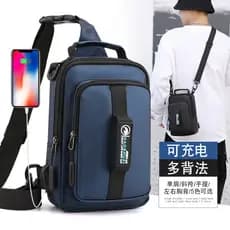Preço de fábrica resistente ao desgaste novo estilo multifuncional bolsa de peito masculina moda Casual bolsa mensageiro