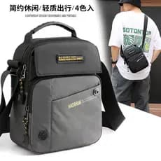 Resistente ao desgaste novo estilo Casual bolsa de ombro grande capacidade Diagonal saco de viagem ao ar livre Commuter