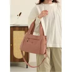 Jerons 2025 novo estilo de náilon bolsa mensageiro de ombro senhoras grande capacidade Multi-bolso leve na moda mãe