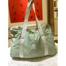 Bolsa de viagem de Nylon, bolsa de compras de grande capacidade, bolsa esportiva de um ombro, bolsa dobrável, esperando