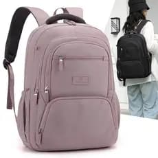 2024 novo estilo leve lona grande capacidade mochila senhoras saco de escola mochila saco de viagem Oxford pano saco mas