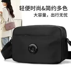 2025 Verão Novo Estilo Moda Bolsa de Ombro Casual All-Match Multi-Layer Pequena Bolsa Quadrada Leve Bolsa Mensageiro de